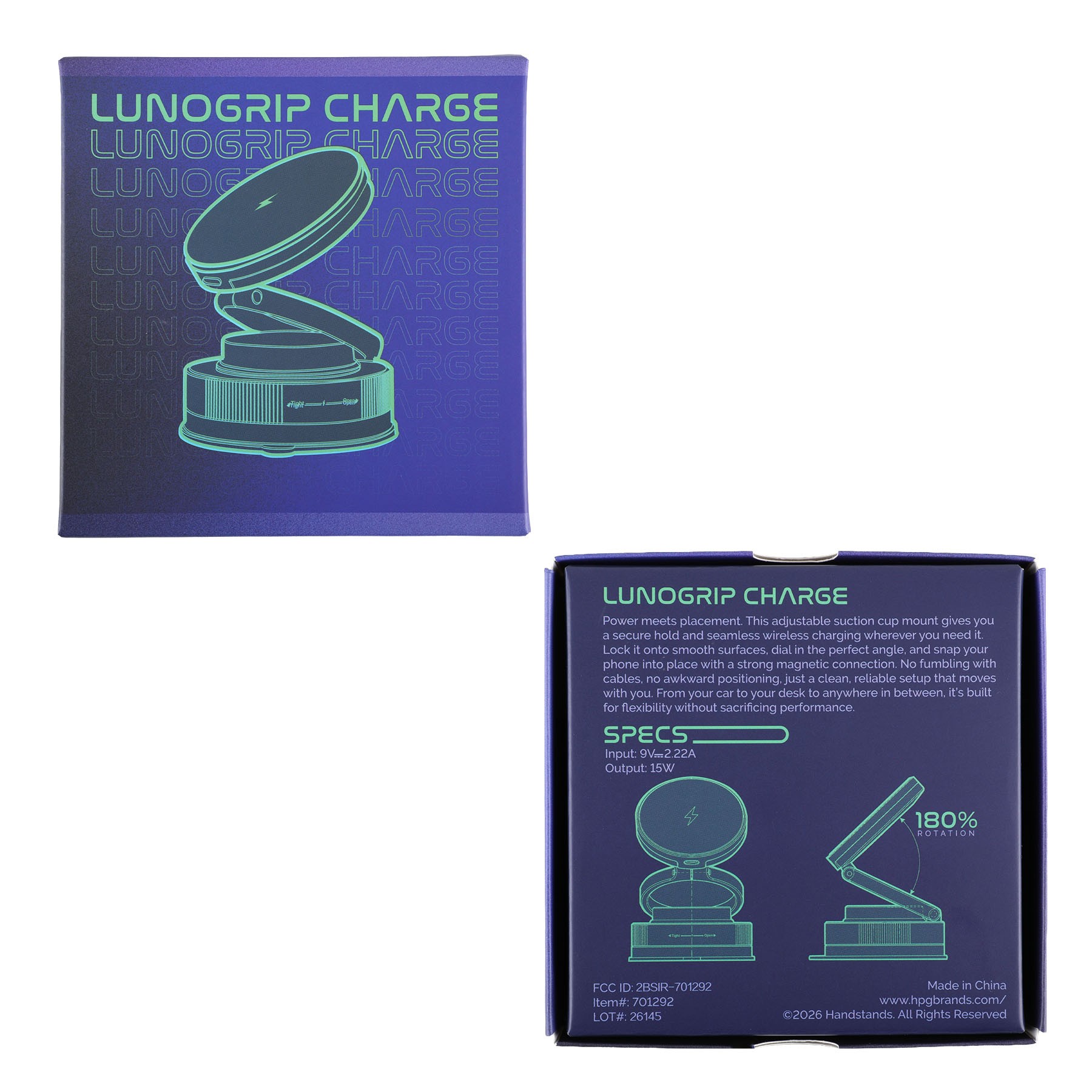 Picture of Lunogrip Charge Phone Stand & Wireless Charger