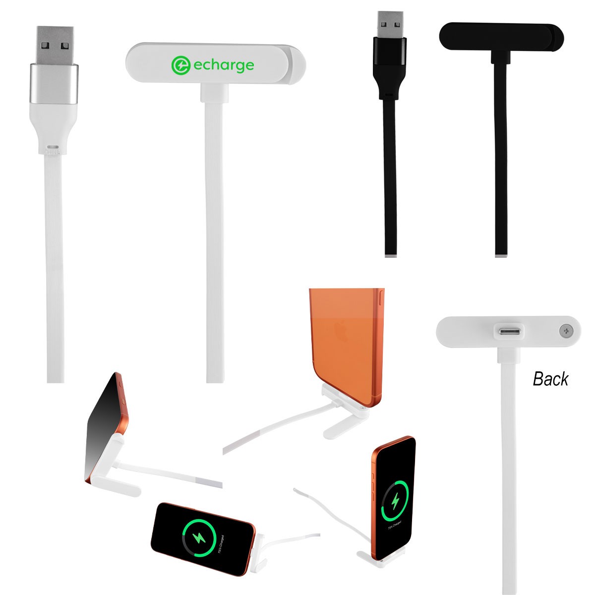 Picture of 65w Quick Charge Rabs Invisible Stand Charging Cable