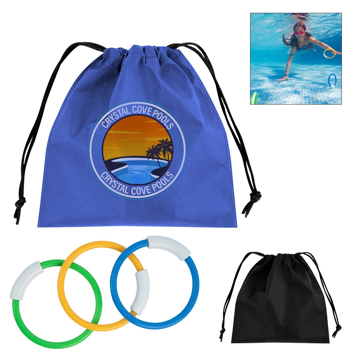 Picture of Hide & Go Swim Rpet Diving Rings