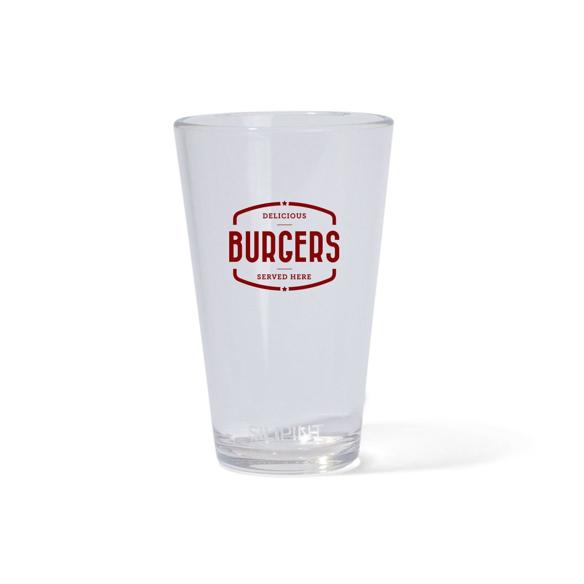Picture of 16 Oz. Silipint® Crystal Clear Silicone Pint Glass
