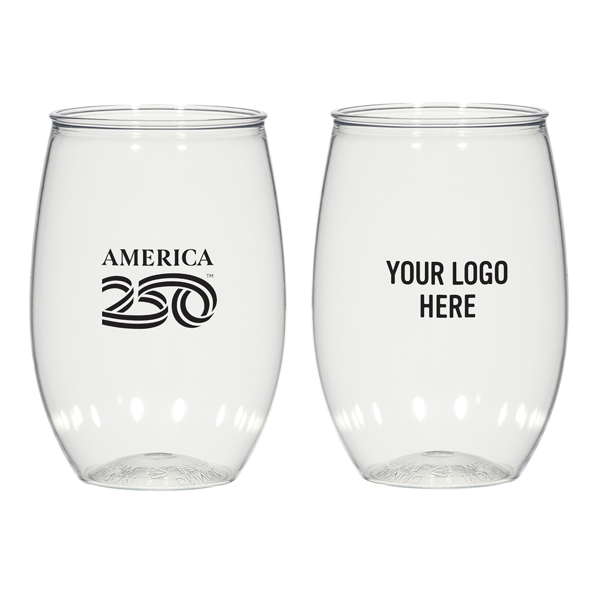 Picture of American250™ 16 Oz. Stemless Wine Glass