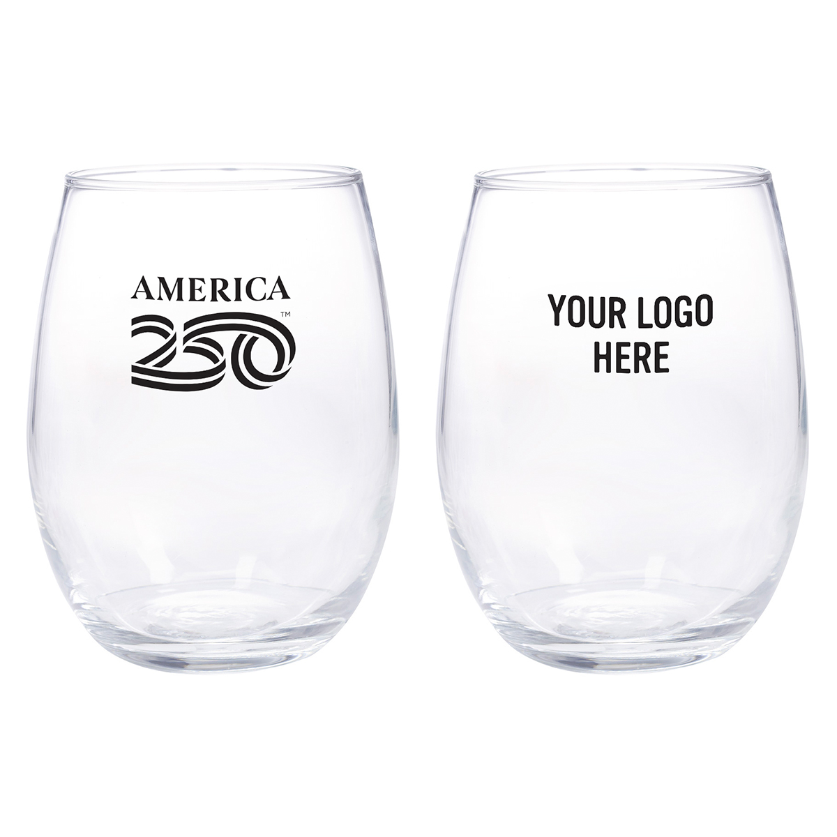 Picture of America250™ 15 Oz. Wine Glass