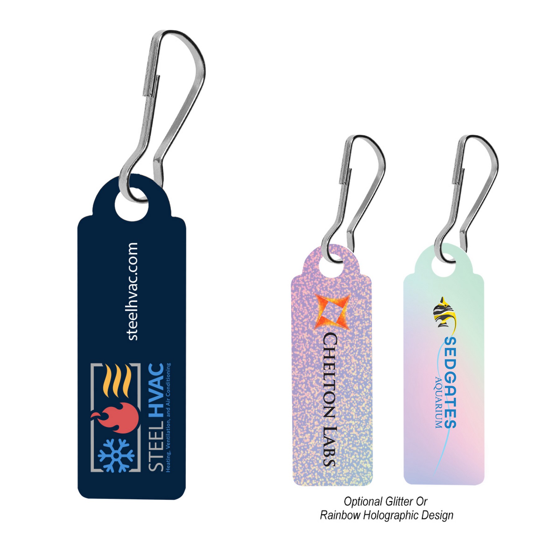 Picture of Acrylic Zipper Pull - Rectangle