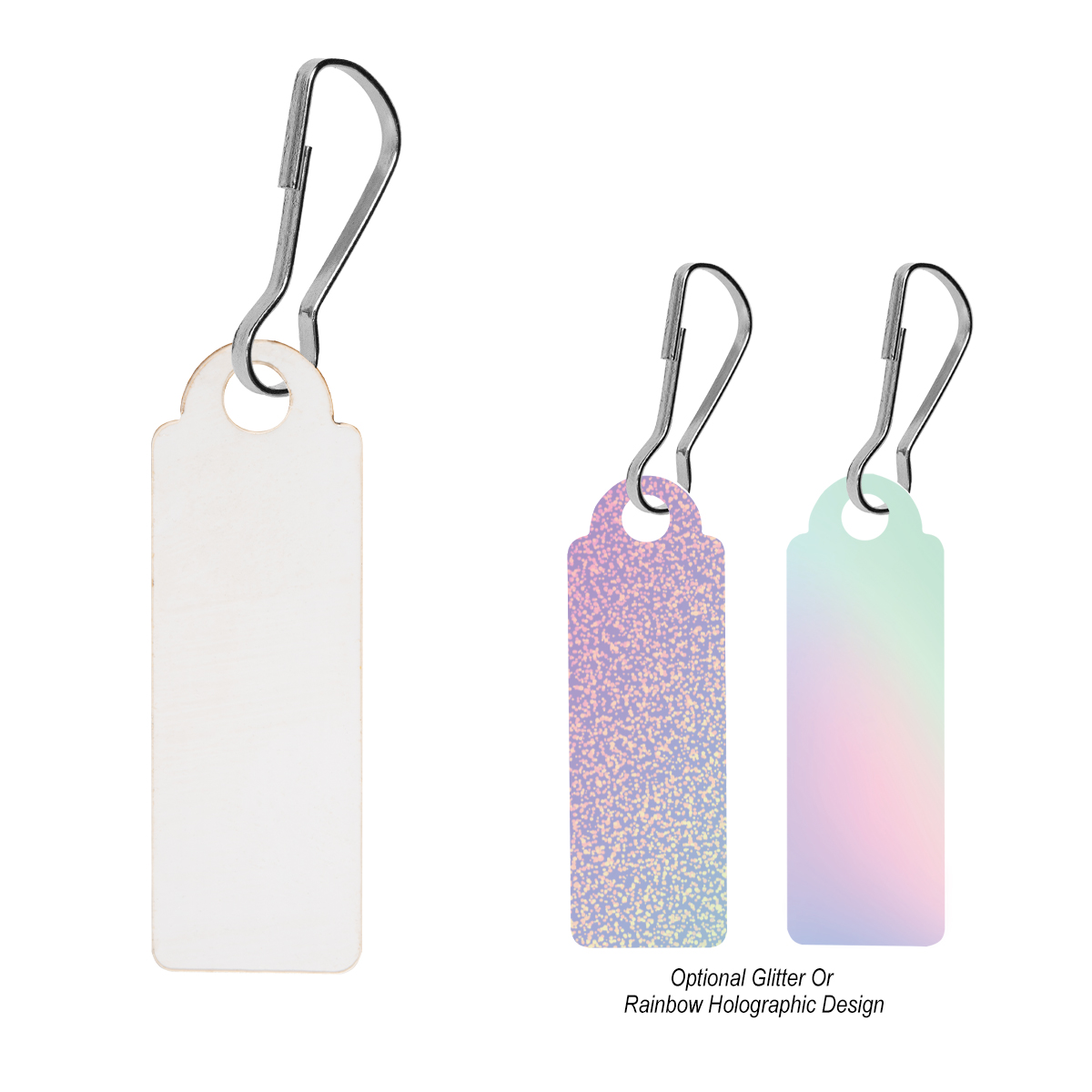 Picture of Acrylic Zipper Pull - Rectangle
