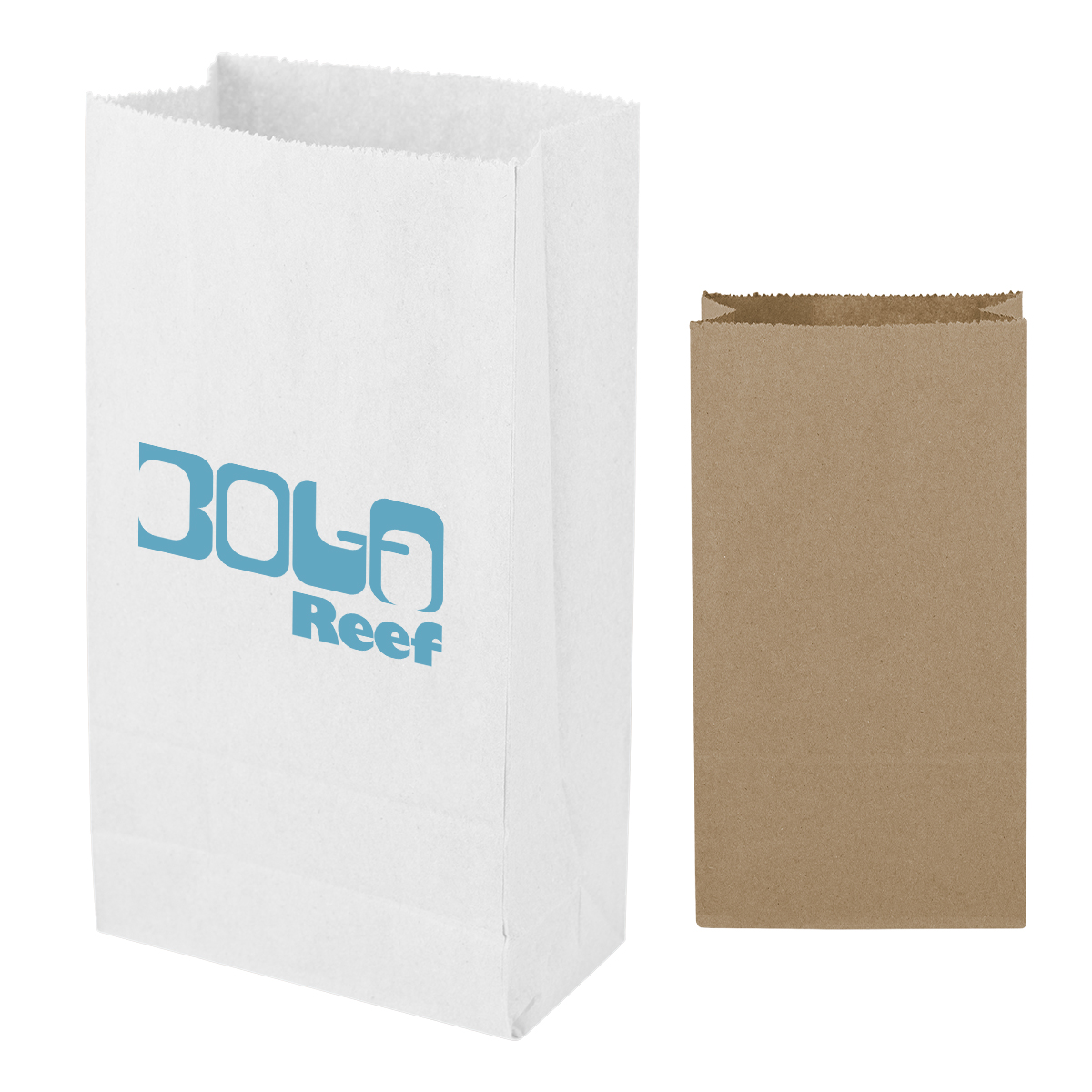 Picture of 2# Sos Kraft Paper Bag - 4.31" X 7.87"
