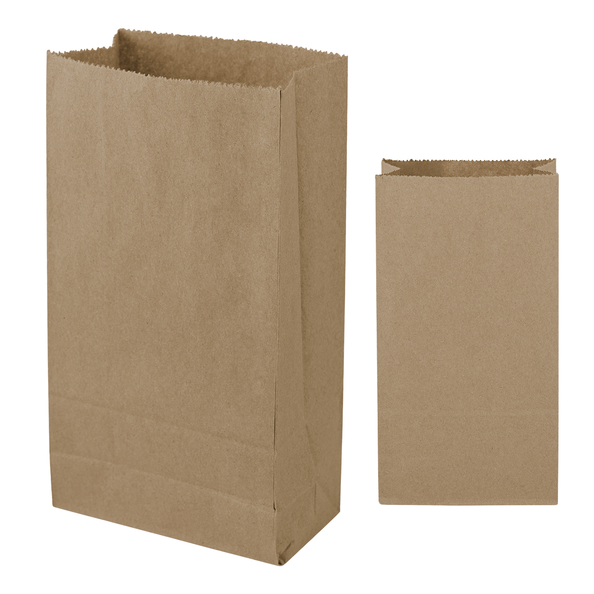 Picture of 2# Sos Kraft Paper Bag - 4.31" X 7.87"