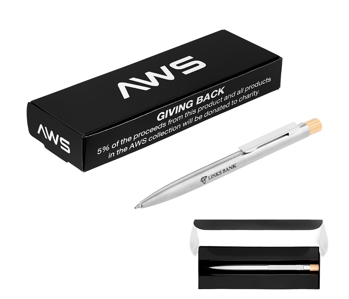 Picture of Aws Recycled Stainless Steel Pen