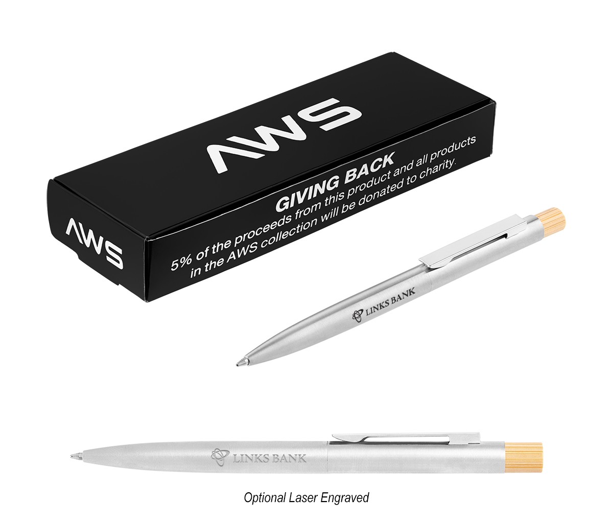 Picture of Aws Recycled Stainless Steel Pen