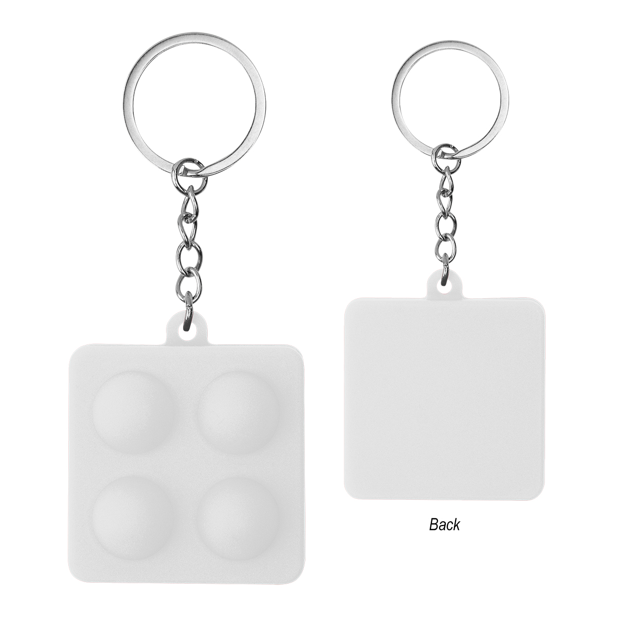 Picture of Push Pop Square Stress Reliever Keychain