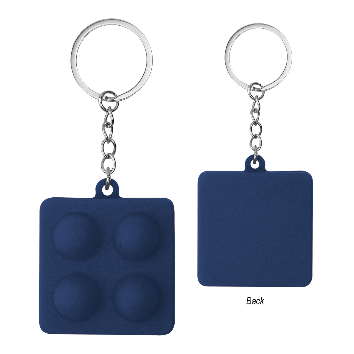 Picture of Push Pop Square Stress Reliever Keychain