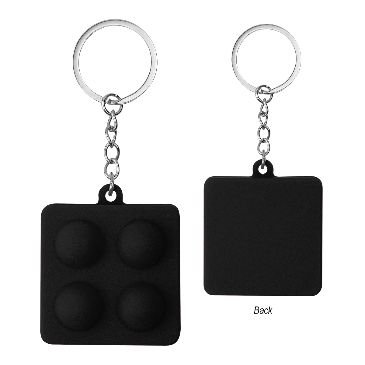 Picture of Push Pop Square Stress Reliever Keychain
