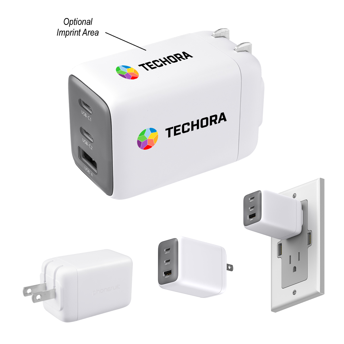 Picture of 65w Pd Phonesuit® Gan Wall Charger