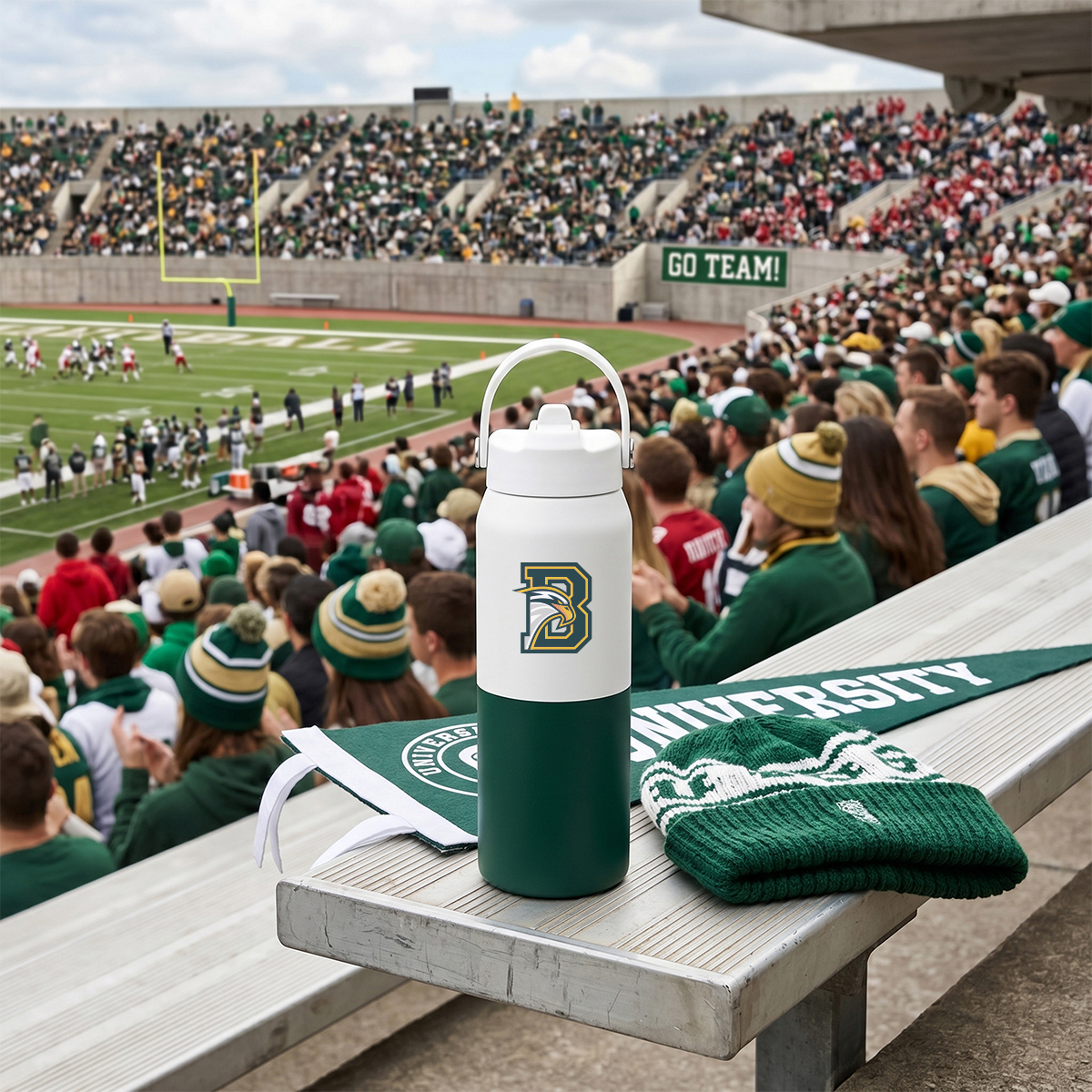 Picture of 26 Oz. Halftime Two-tone Recycled Stainless Steel Bottle