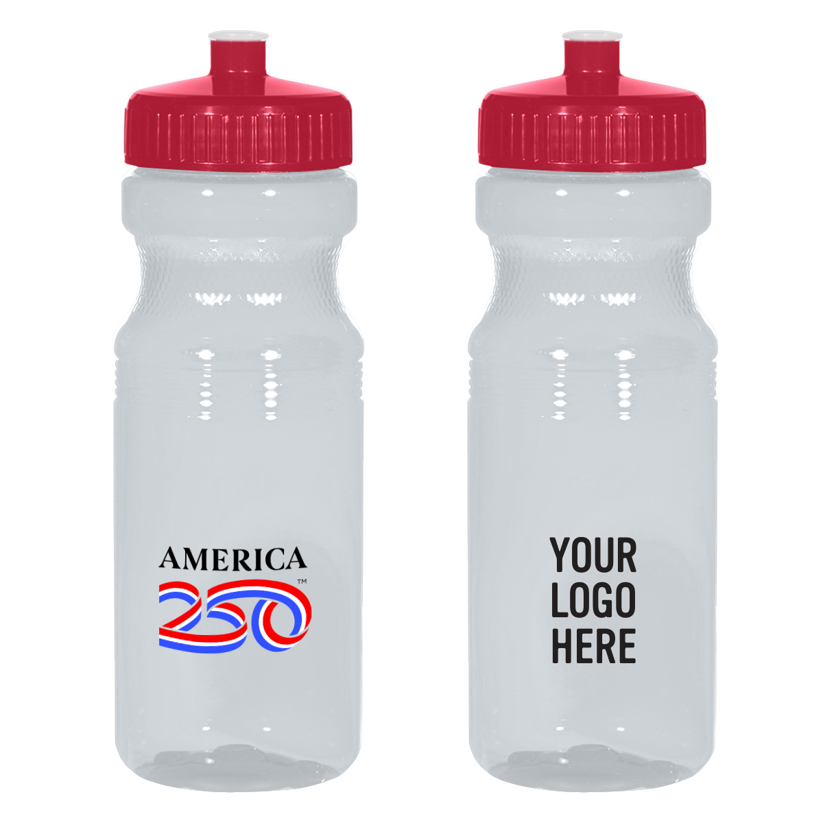 Picture of America250™ 24 Oz. Poly-clear™ Fitness Bottle