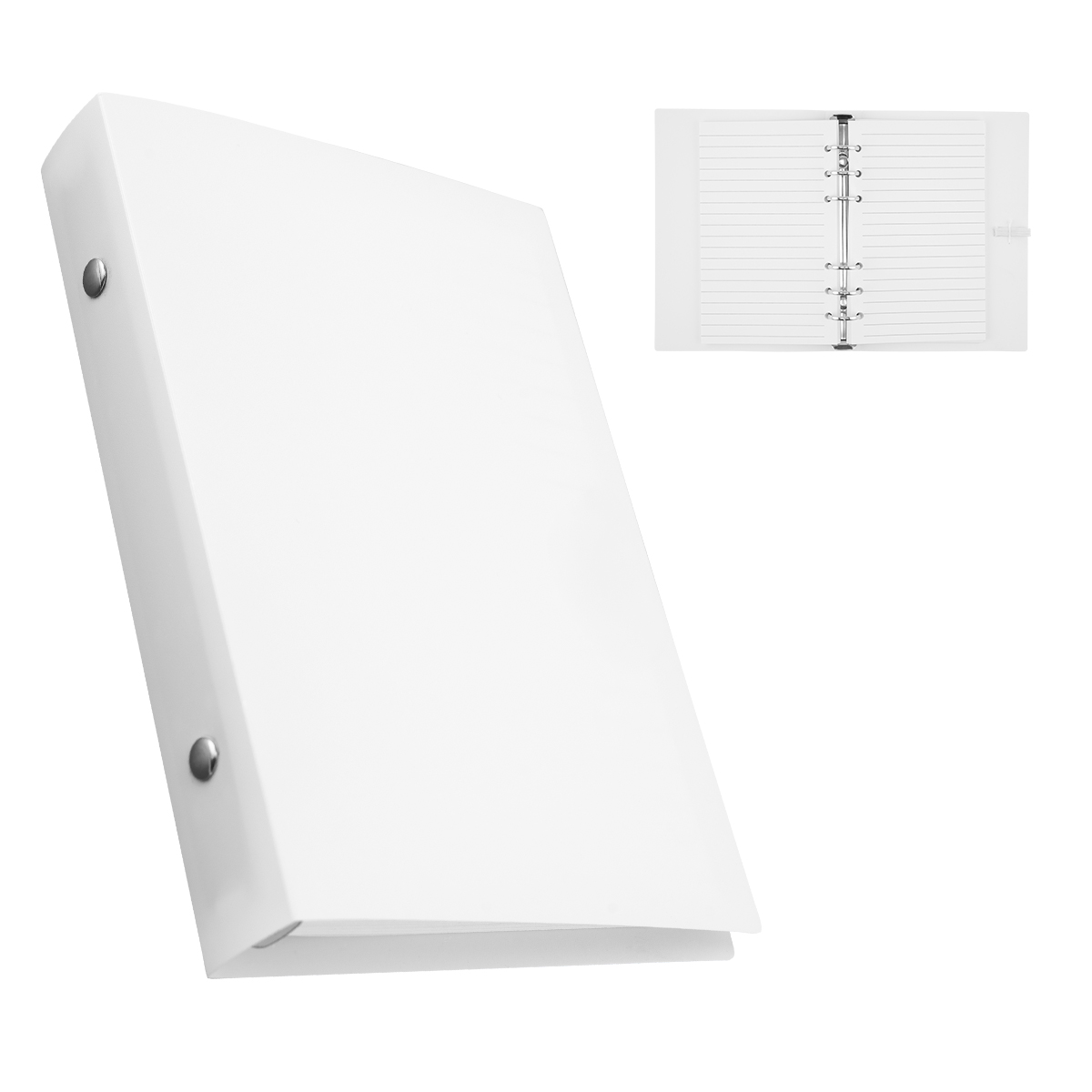 Picture of Frosted Recycled Refillable Notebook