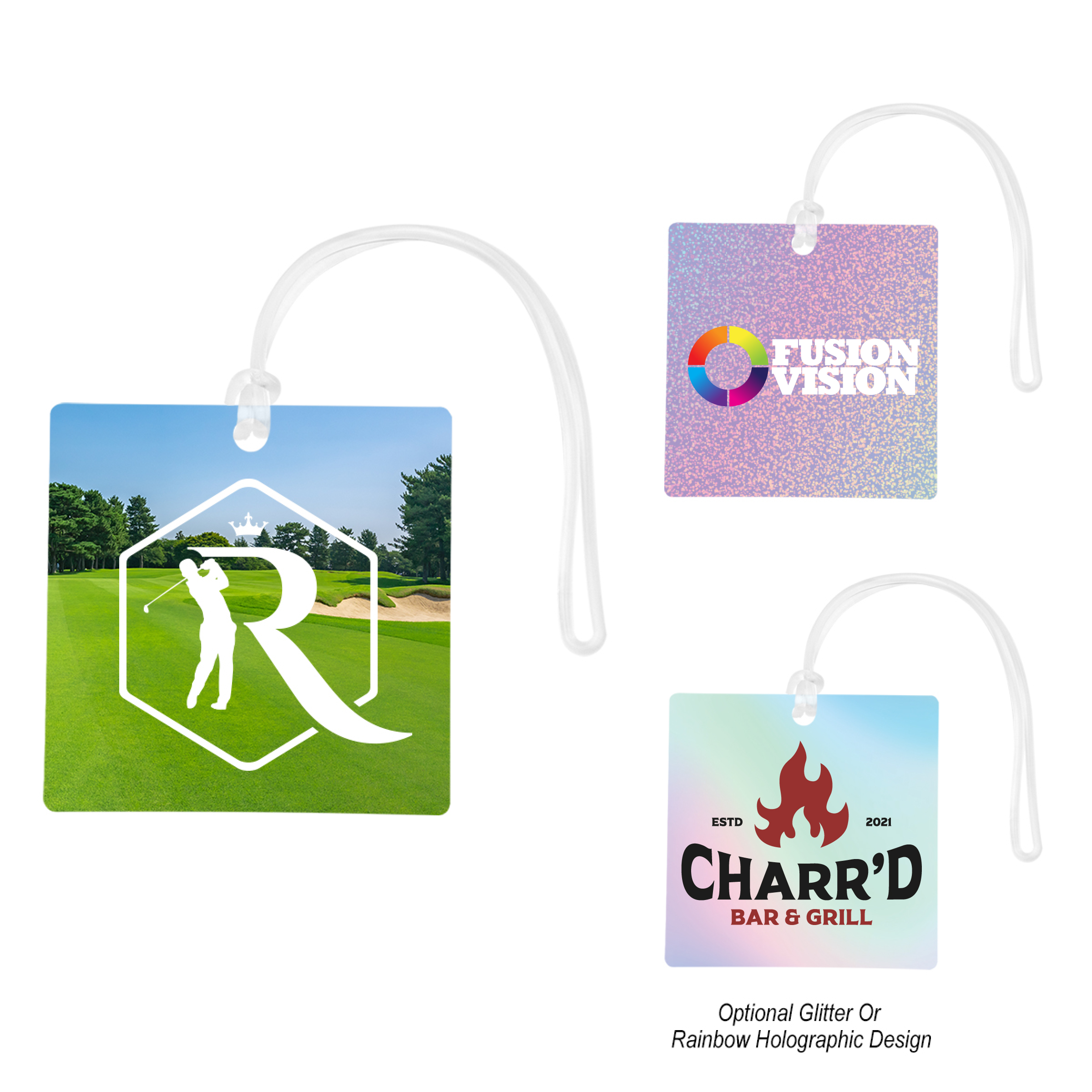 Picture of Acrylic Bag Tag - 4" Square