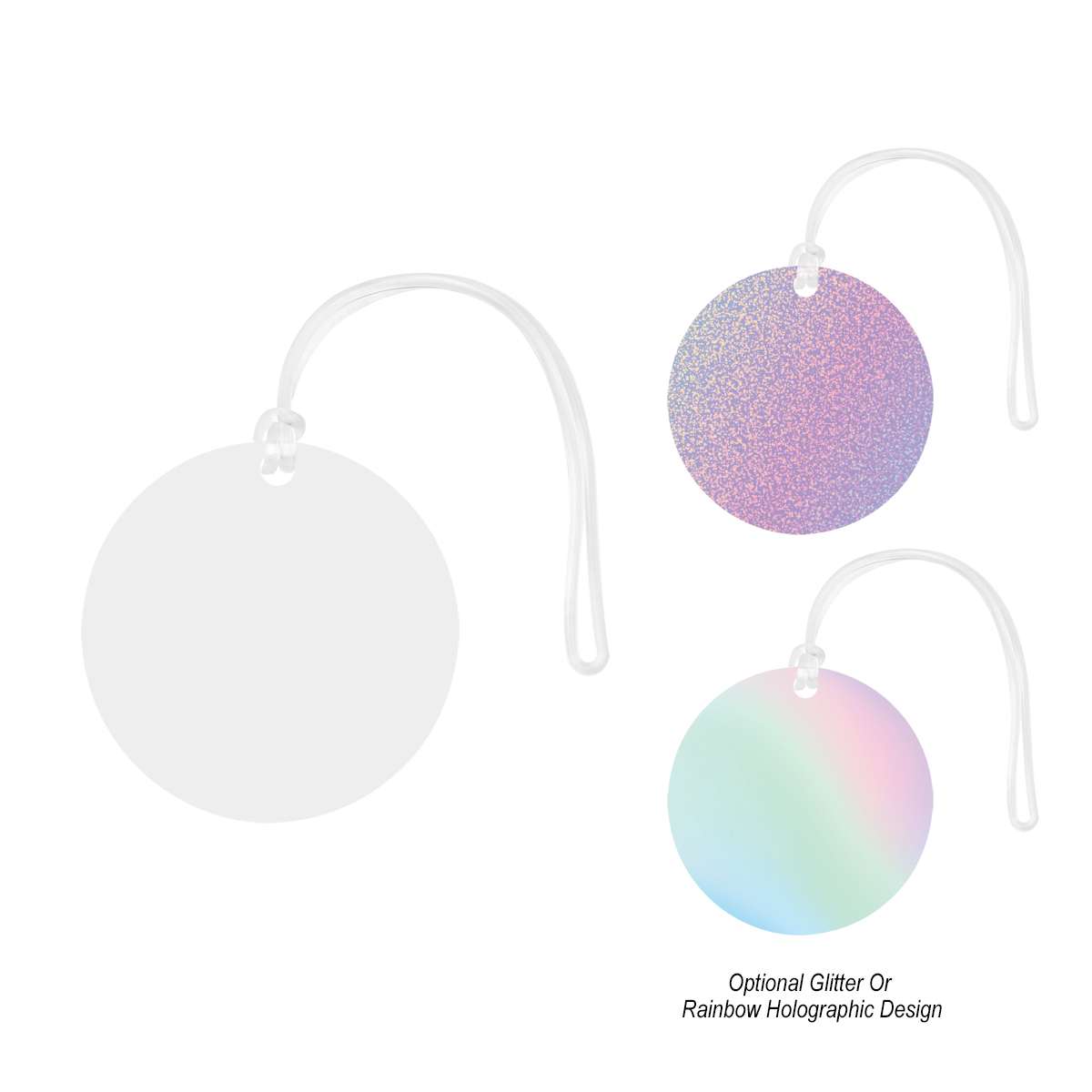 Picture of Acrylic Bag Tag - Circle