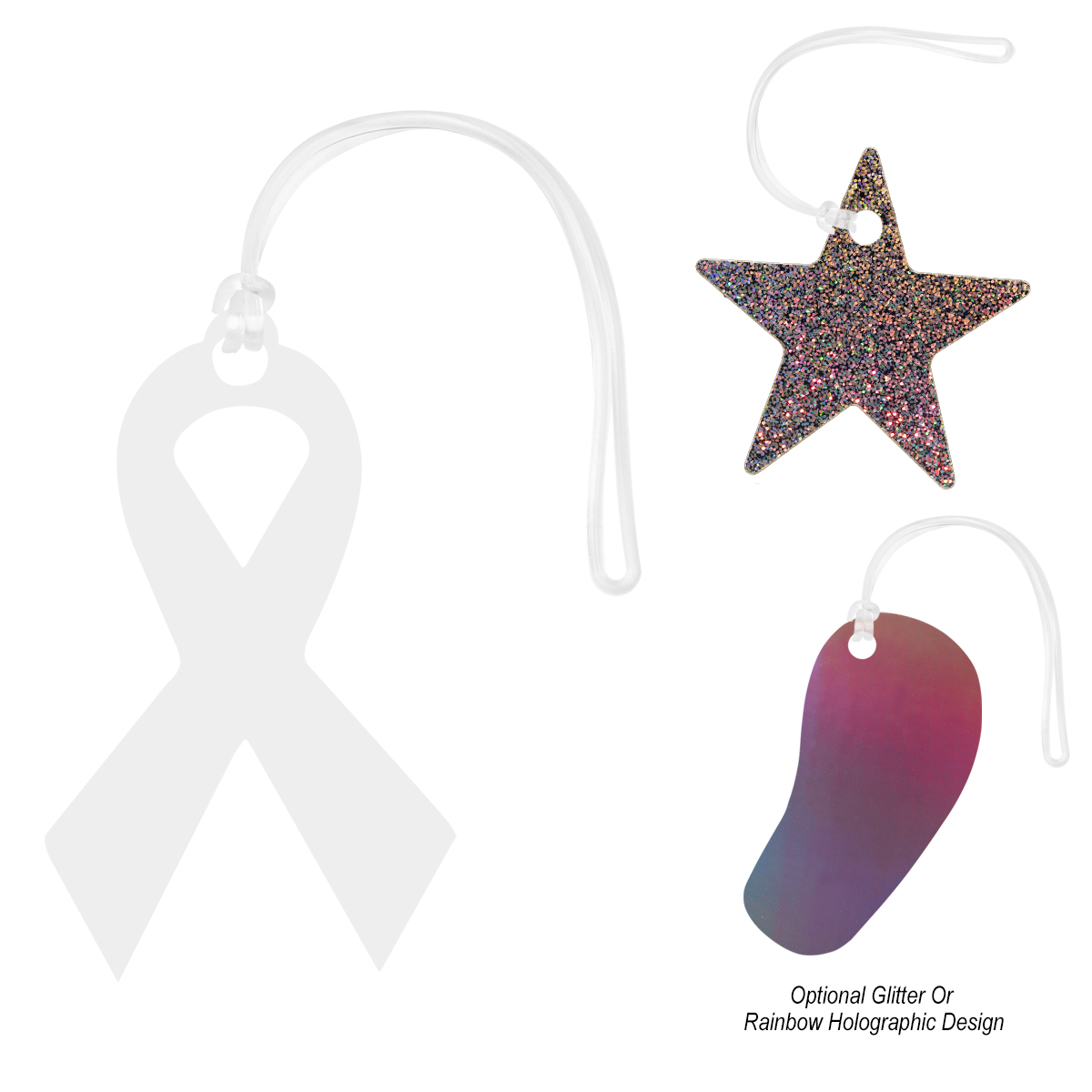 Picture of Acrylic Bag Tag - Custom Shapes 9"