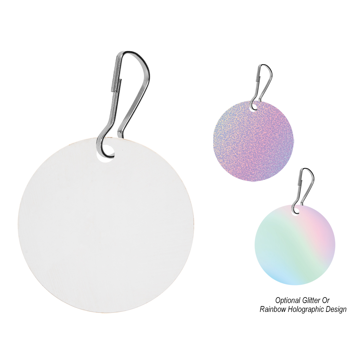 Picture of Acrylic Zipper Pull - Circle