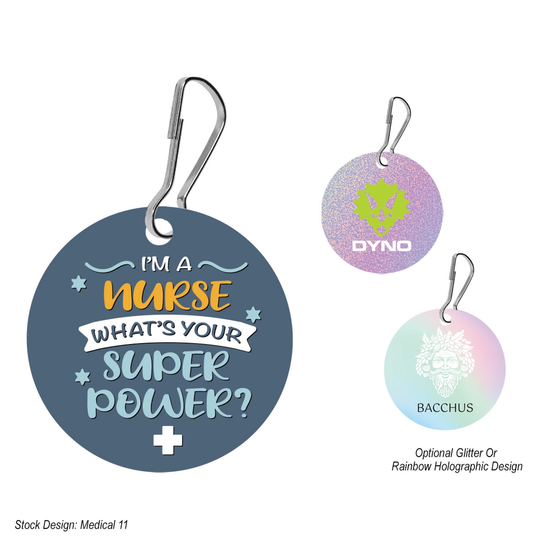 Picture of Acrylic Zipper Pull - Circle