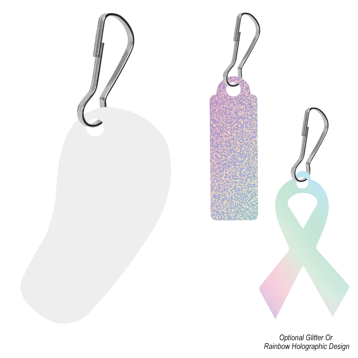 Picture of Acrylic Zipper Pull - Custom Shape 4"