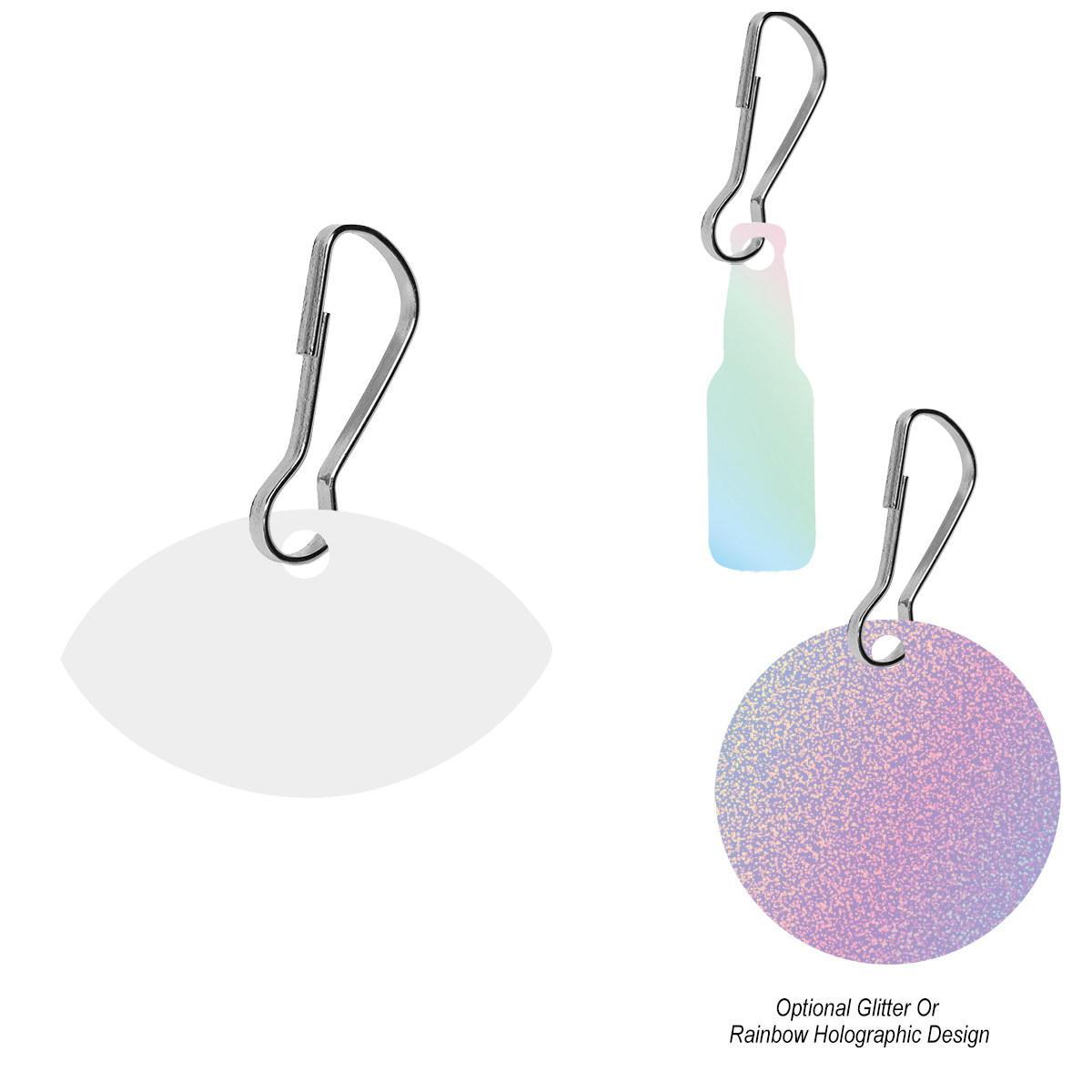 Picture of Acrylic Zipper Pull - Custom Shape 2"