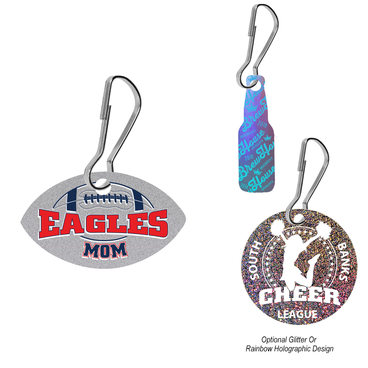 Picture of Acrylic Zipper Pull - Custom Shape 2"