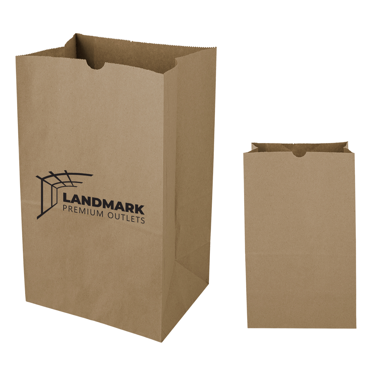 Picture of 20# Short Sos Kraft Paper Bag - 8.25" X 13.62"