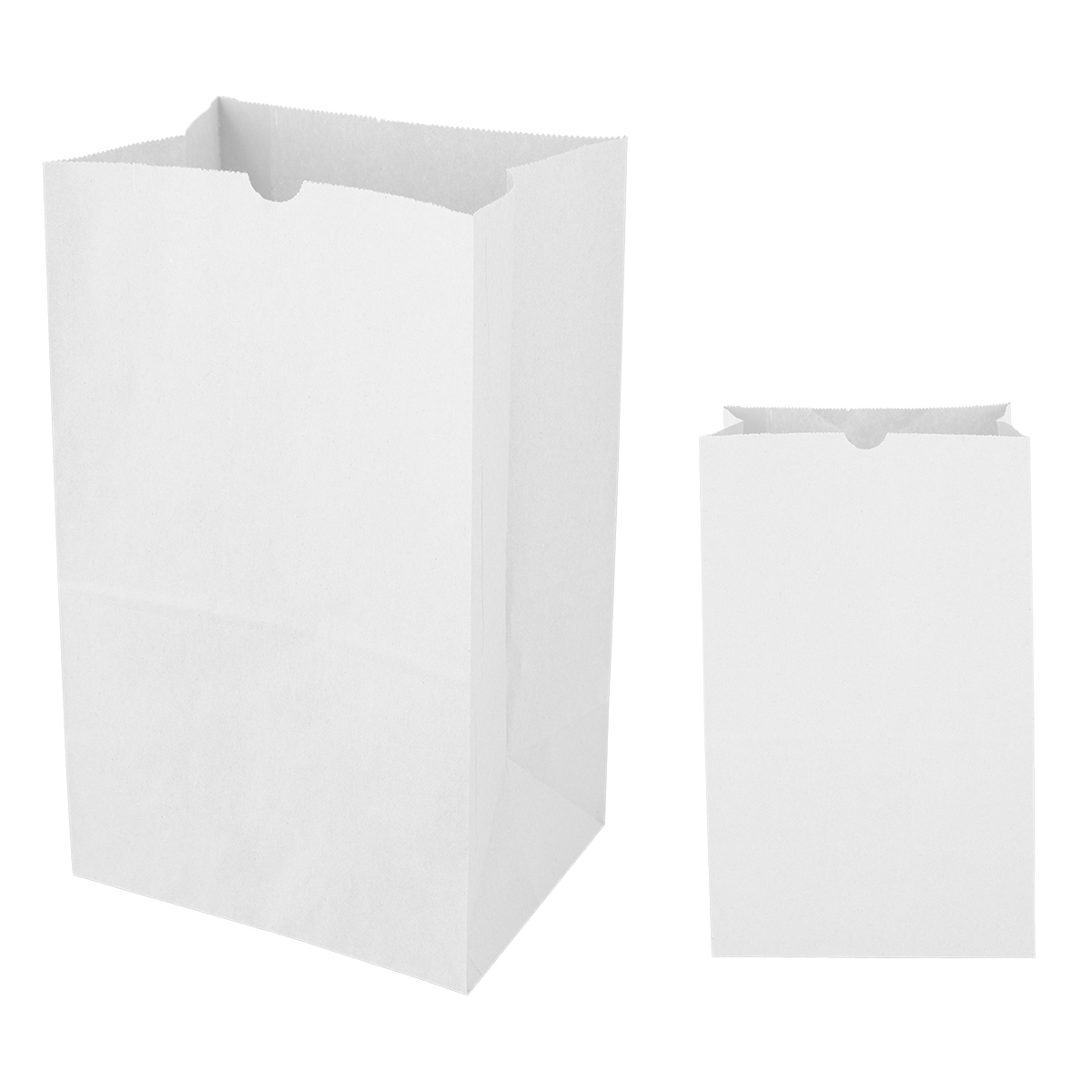 Picture of 20# Short Sos Kraft Paper Bag - 8.25" X 13.62"