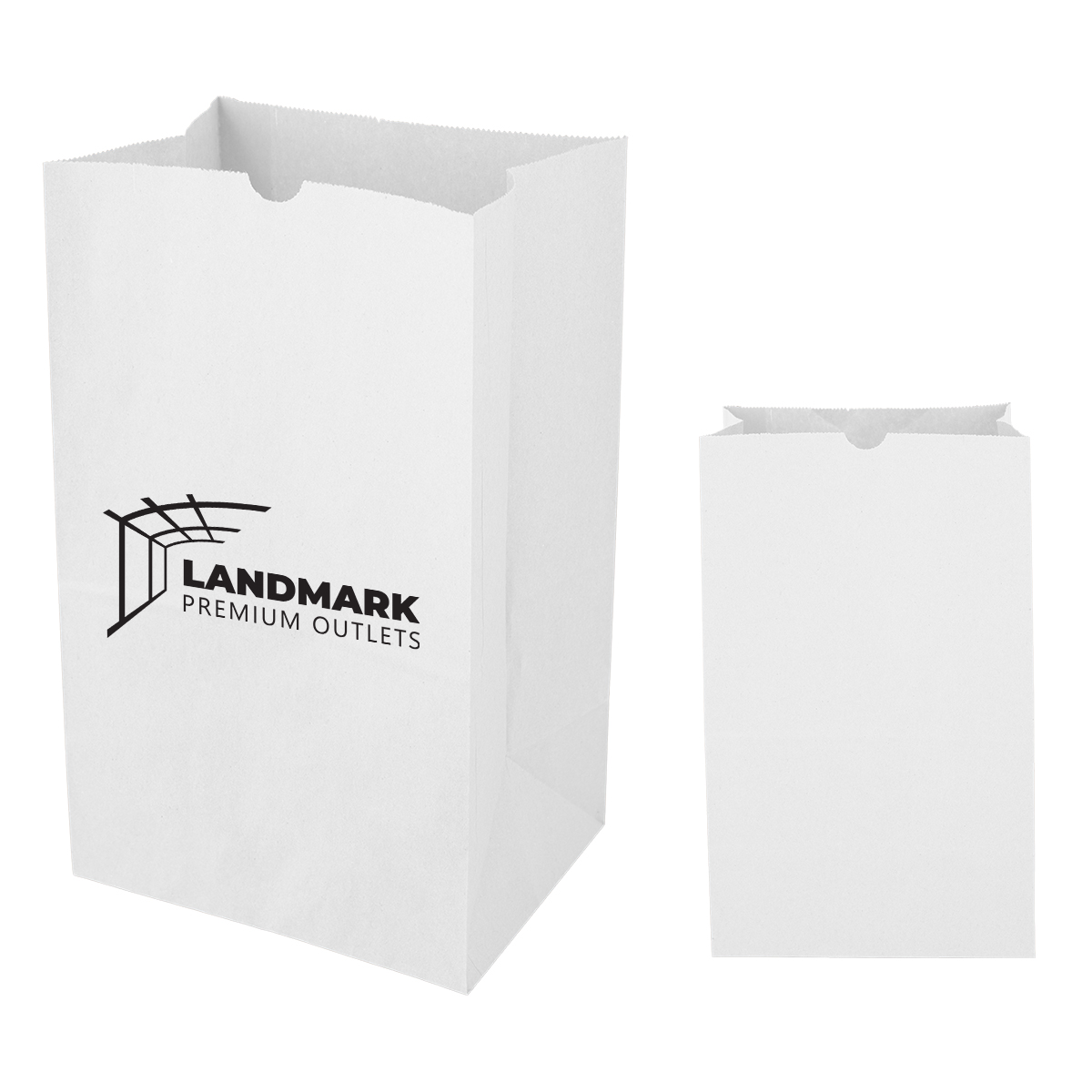Picture of 20# Short Sos Kraft Paper Bag - 8.25" X 13.62"