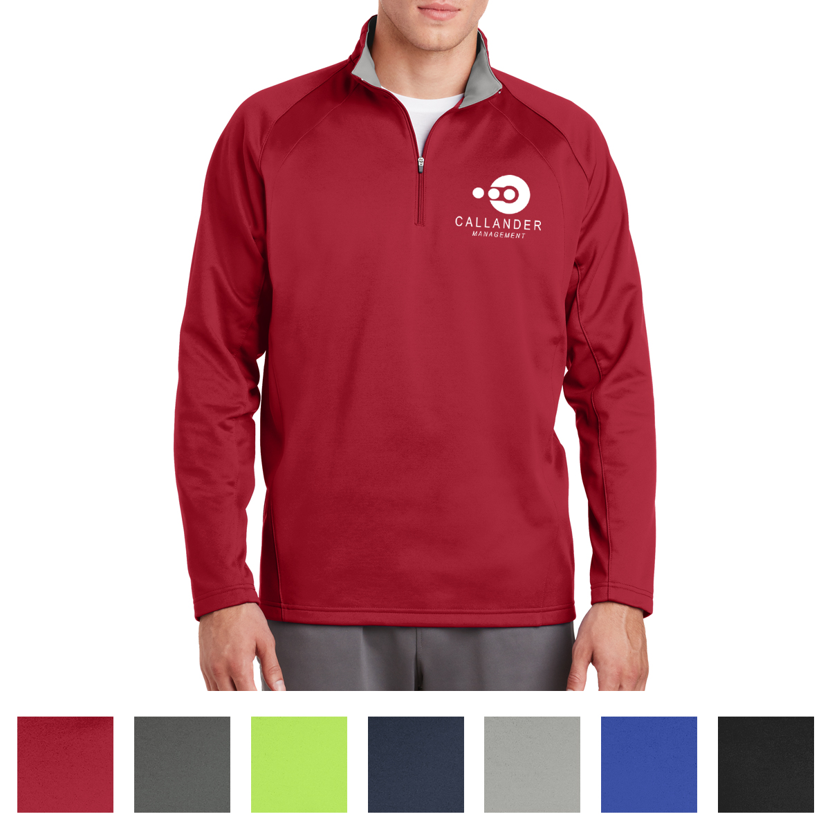 Picture of Sport-tek® Sport-wick® Fleece 1/4-zip Pullover