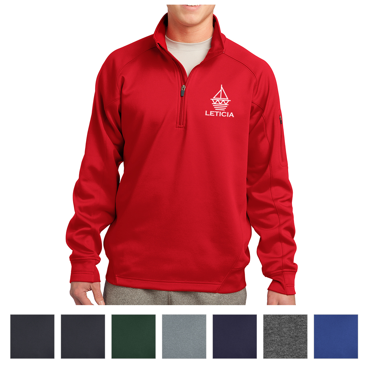 Picture of Sport-tek® Tech Fleece 1/4-zip Pullover