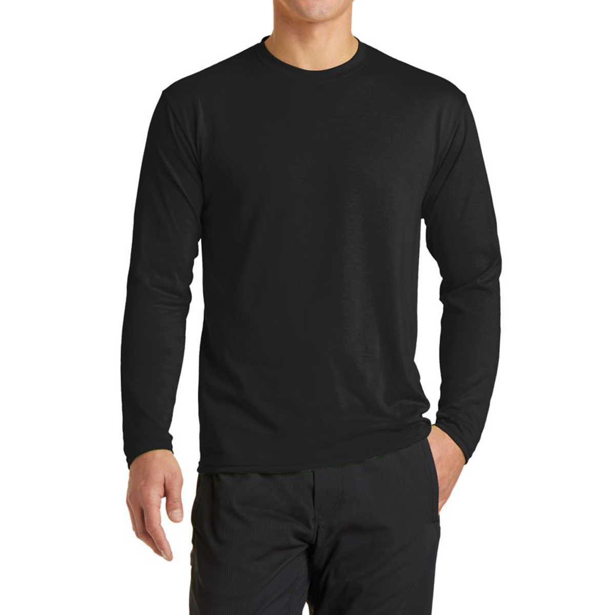 Picture of Port & Company® Long Sleeve Performance Blend Tee