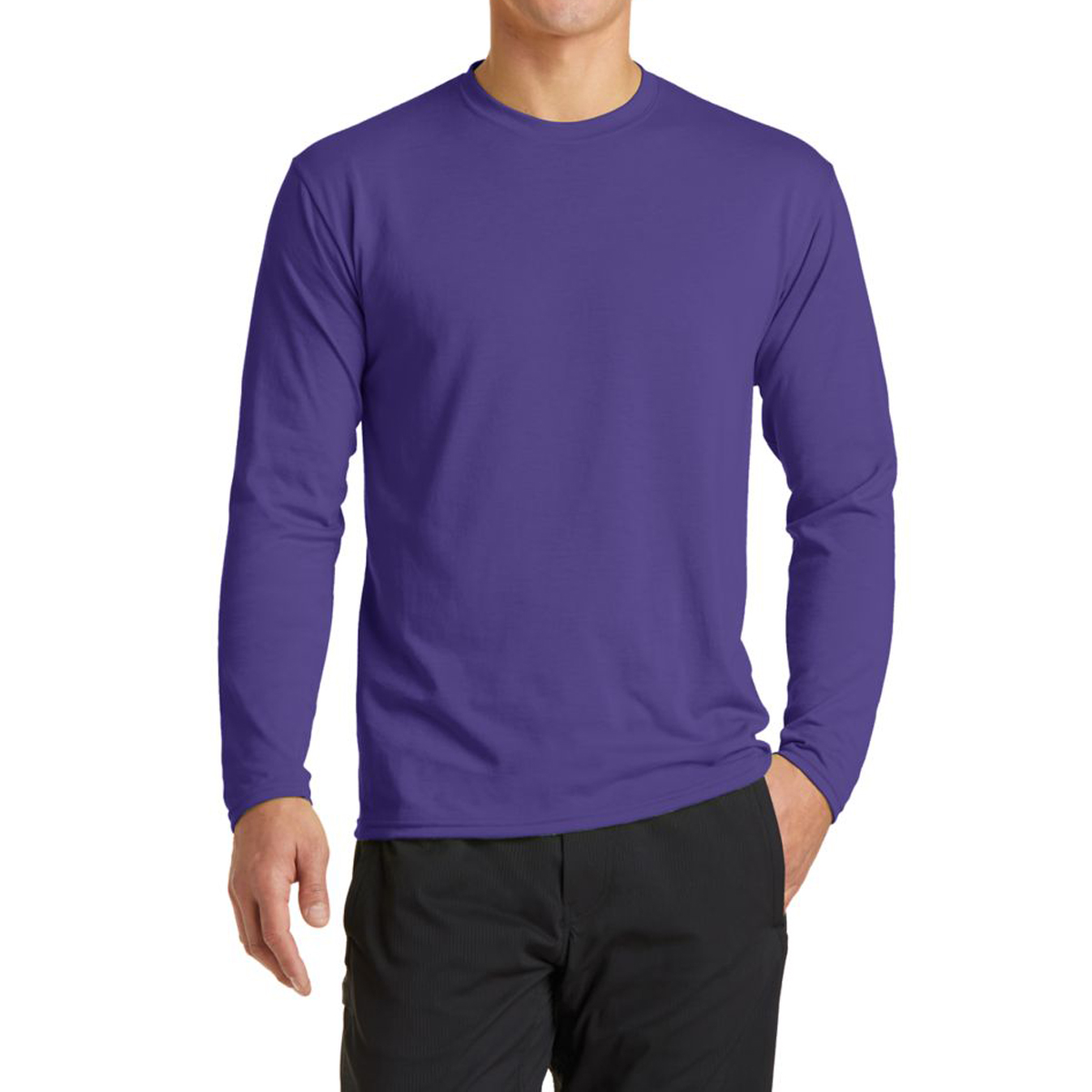 Picture of Port & Company® Long Sleeve Performance Blend Tee