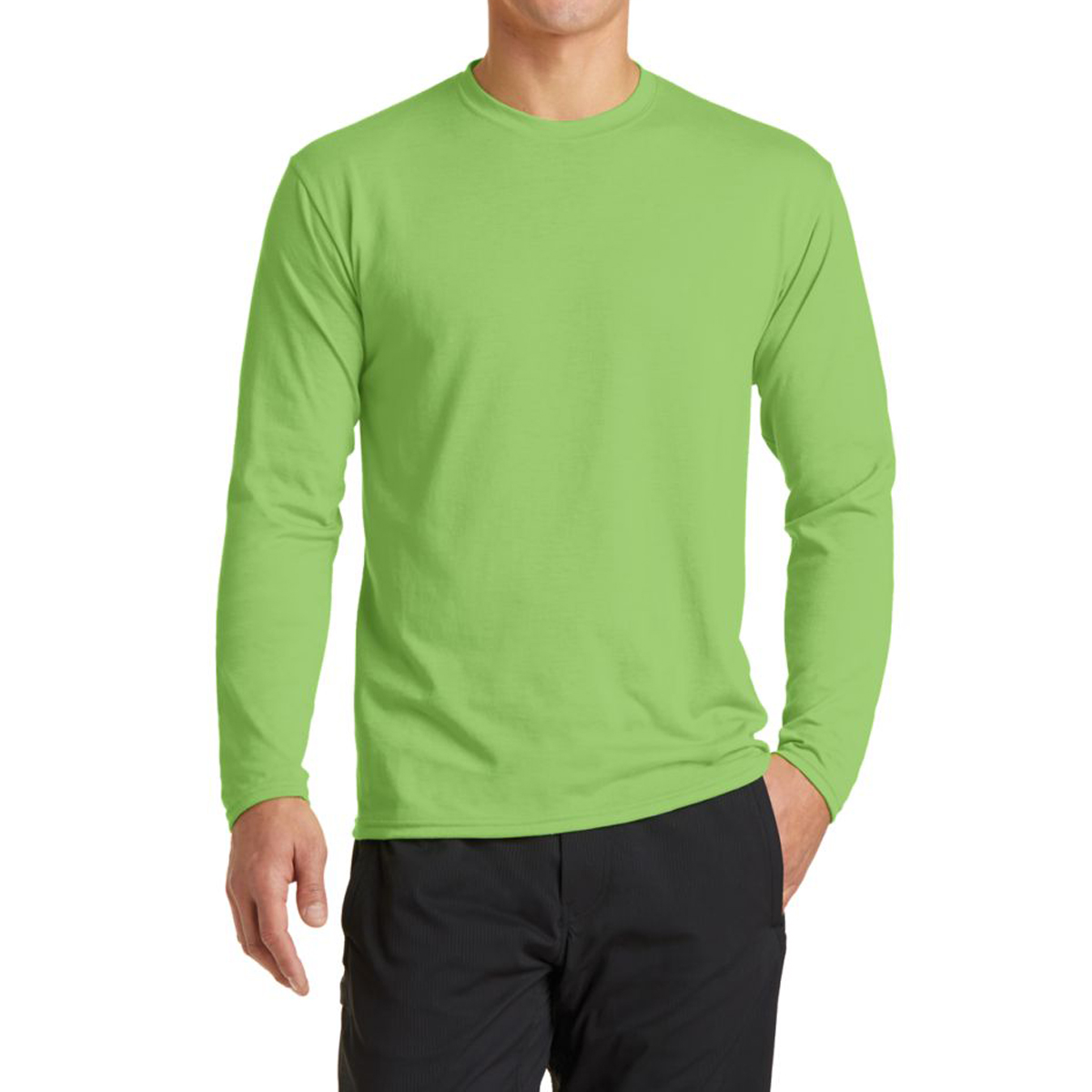 Picture of Port & Company® Long Sleeve Performance Blend Tee