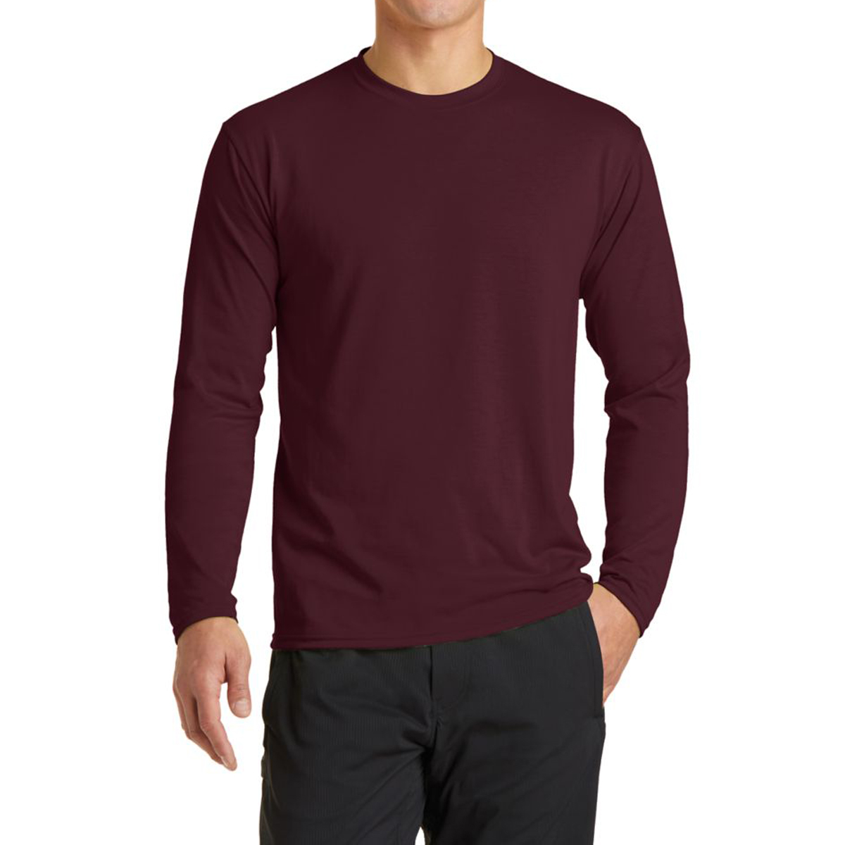 Picture of Port & Company® Long Sleeve Performance Blend Tee
