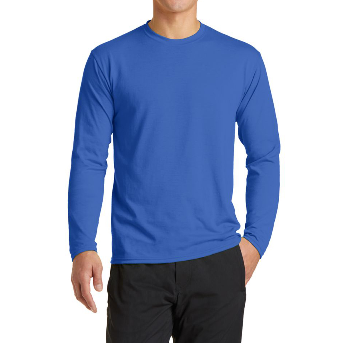 Picture of Port & Company® Long Sleeve Performance Blend Tee
