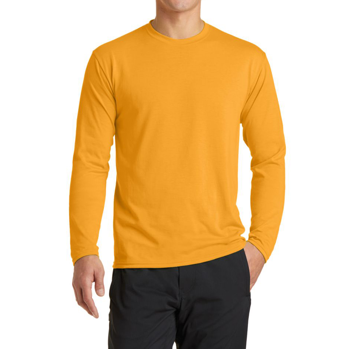 Picture of Port & Company® Long Sleeve Performance Blend Tee