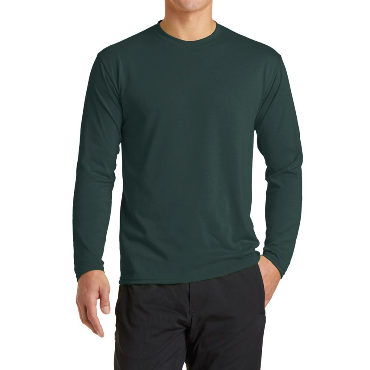 Picture of Port & Company® Long Sleeve Performance Blend Tee