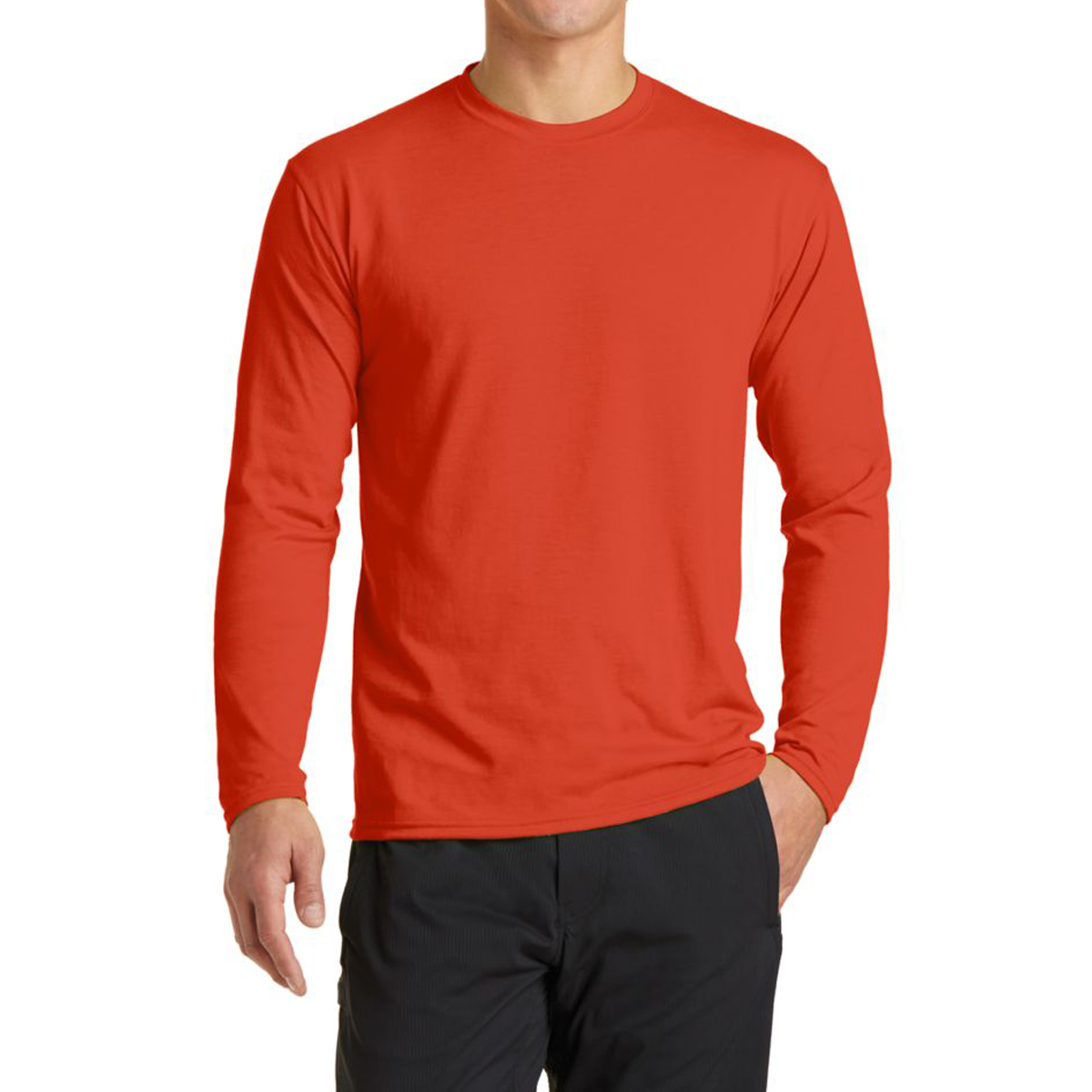 Picture of Port & Company® Long Sleeve Performance Blend Tee