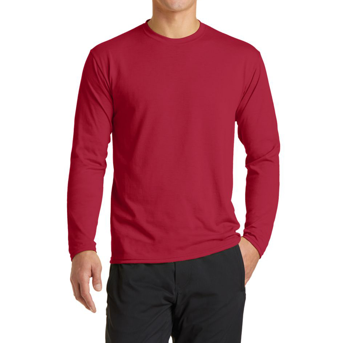Picture of Port & Company® Long Sleeve Performance Blend Tee