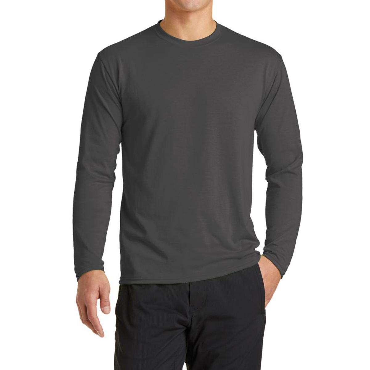 Picture of Port & Company® Long Sleeve Performance Blend Tee