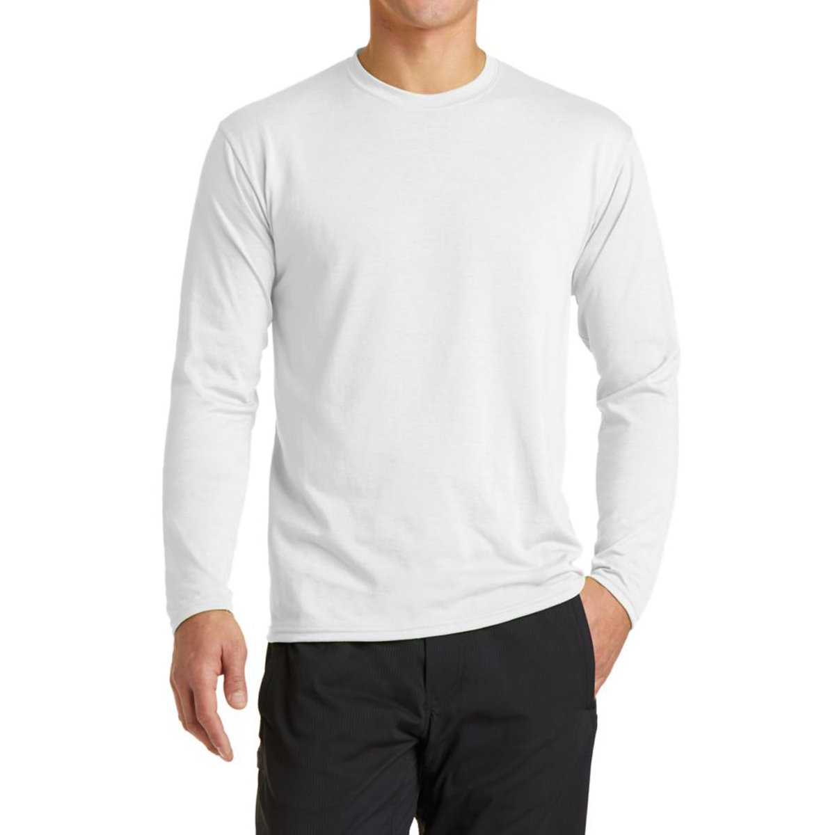 Picture of Port & Company® Long Sleeve Performance Blend Tee