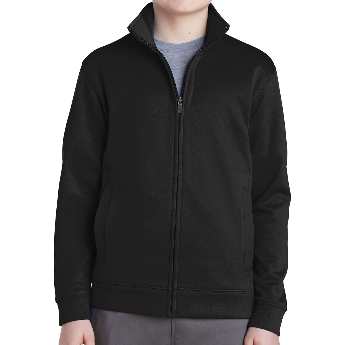 Picture of Sport-tek® Youth Sport-wick® Fleece Full-zip Jacket