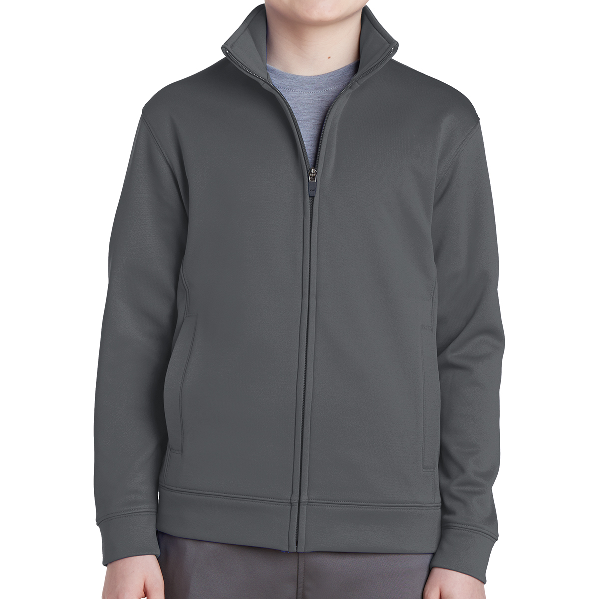 Picture of Sport-tek® Youth Sport-wick® Fleece Full-zip Jacket