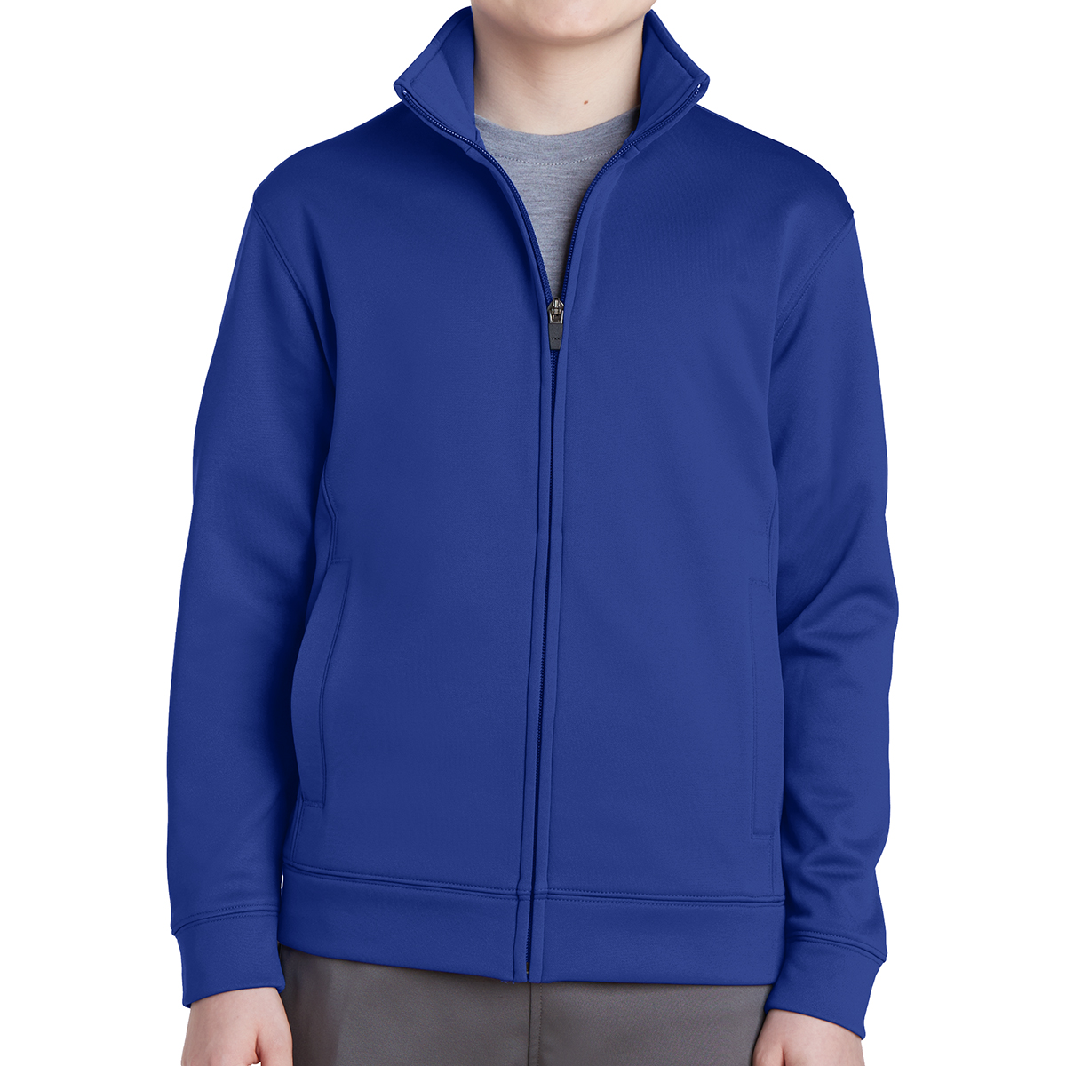 Picture of Sport-tek® Youth Sport-wick® Fleece Full-zip Jacket