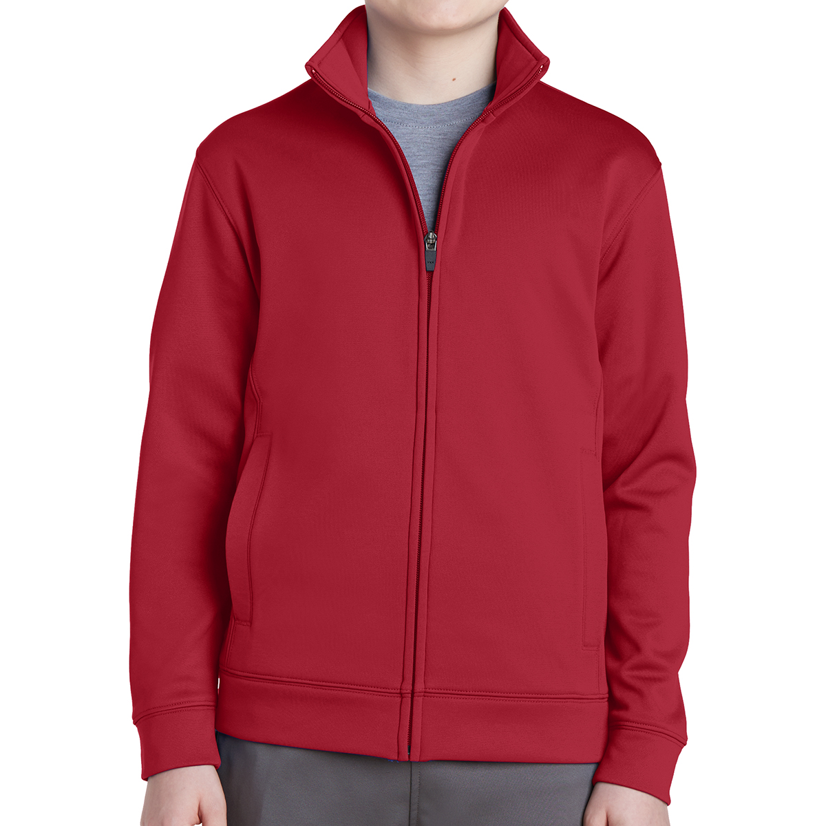 Picture of Sport-tek® Youth Sport-wick® Fleece Full-zip Jacket