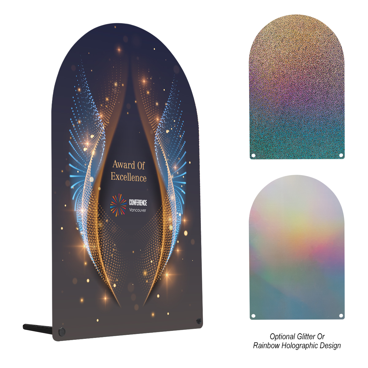 Picture of Acrylic Award - Arch Rectangle 10"