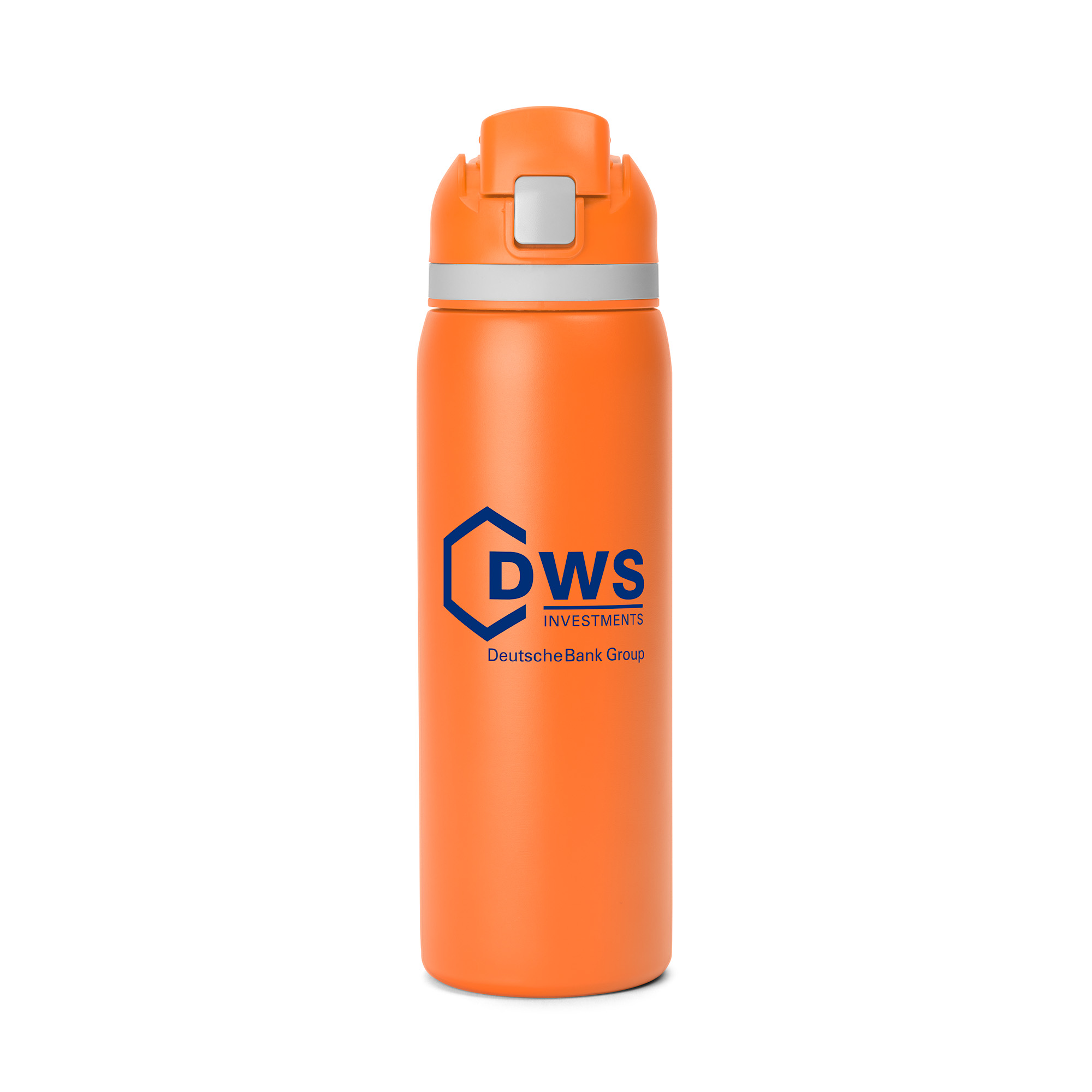 Picture of 27 Oz. Two-Toned Stainless Steel Pop Straw Bottle