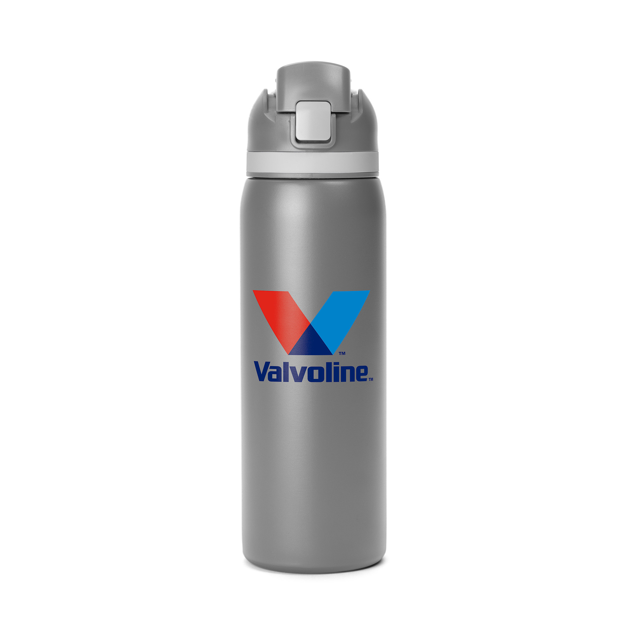 Picture of 27 Oz. Two-Toned Stainless Steel Pop Straw Bottle